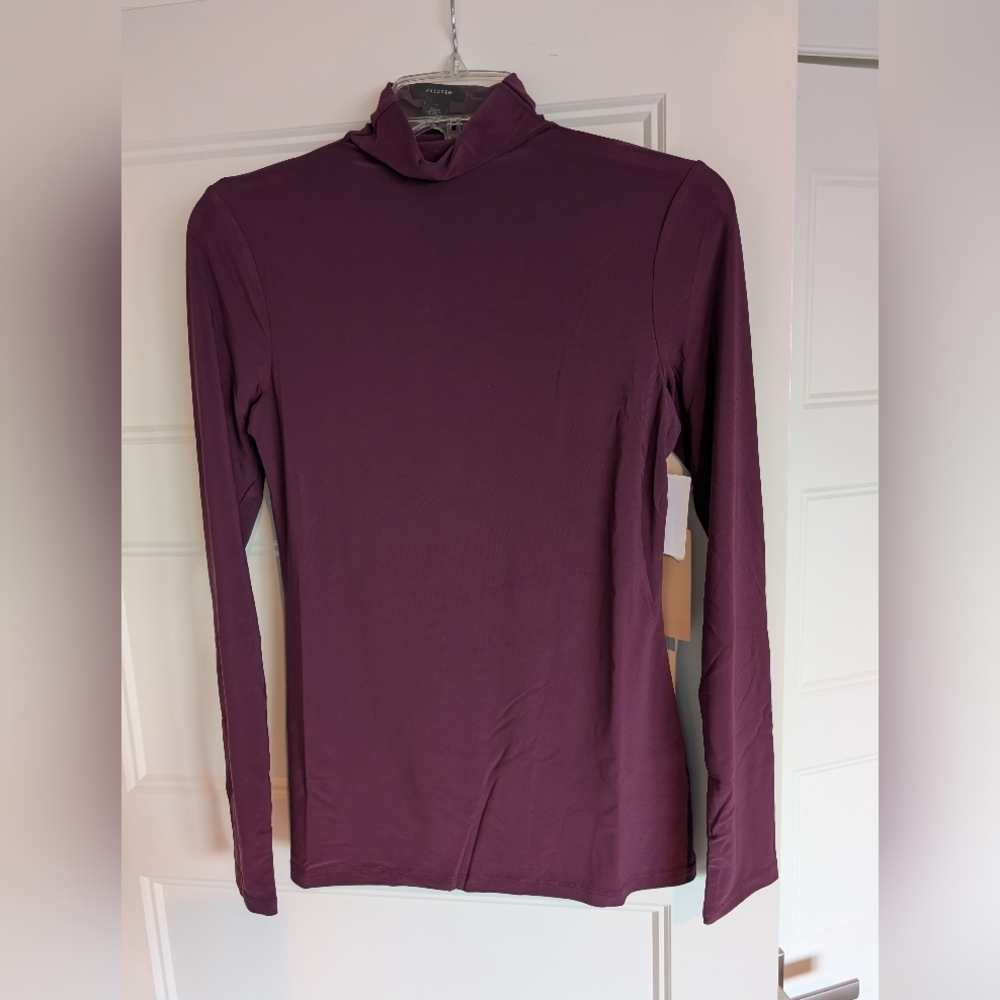 Halogen Deep Purple Long Sleeve Tee